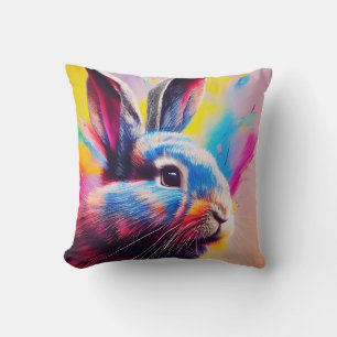 Rabbit Bunny Animal Discovery Adventure Nature Cushion