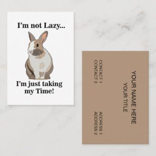 Rabbit Bunny Animal Pet Whisperer Business Card