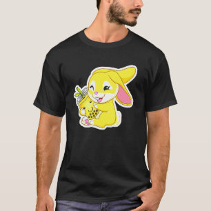 Rabbit Bunny Bae Bubble Boba Tea Chinese Easter De T-Shirt