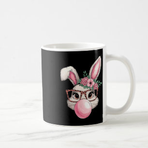 Rabbit Bunny Blowing Bubble Easter Day Cute Women Coffee Mug