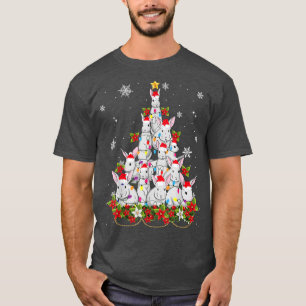 Rabbit Bunny Christmas Tree Ornament Decor  T-Shirt