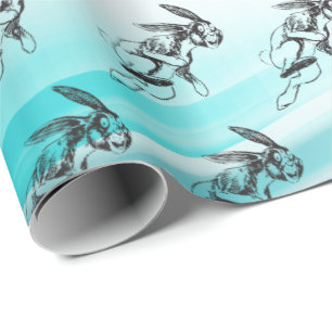 Rabbit Bunny Jack Rabbit Gift Wrap
