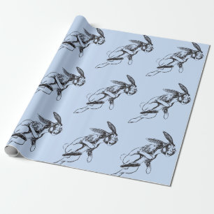 Rabbit Bunny Jack Rabbit Gift Wrap