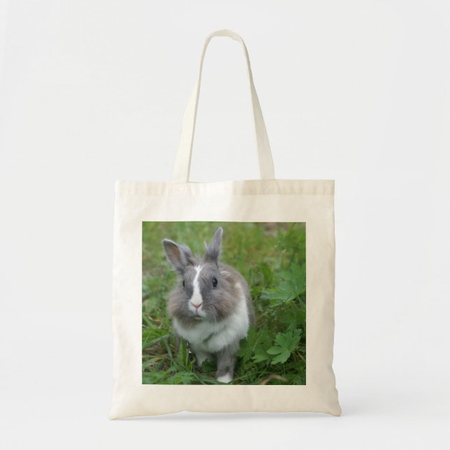 Rabbit bunny tote bag (Front)