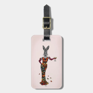 Rabbit Butterfly Dress 2 Luggage Tag