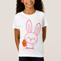 Rabbit, carrot, cartoon pictures