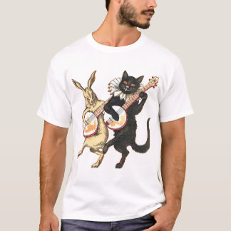 Rabbit & Cat Men's light short sleeve T-Shirt