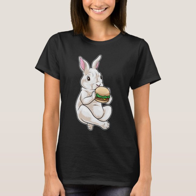 Rabbit Cheeseburger T-Shirt (Front)