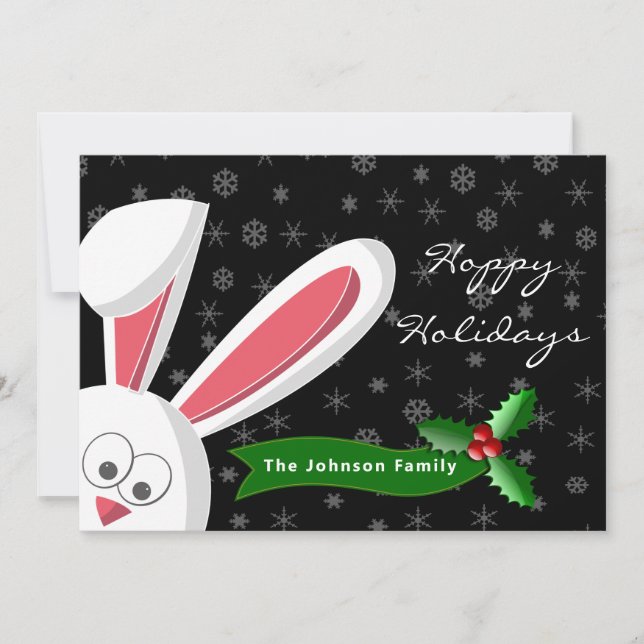 Rabbit Christmas Cards (Front)