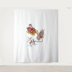 Rabbit Christmas Tapestry