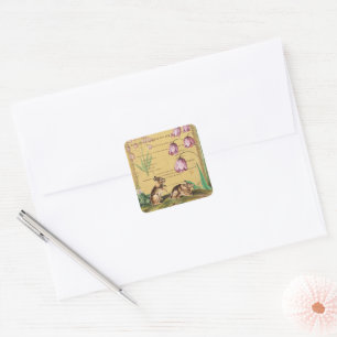 Rabbit Collage Sticker Journal Planner Packaging