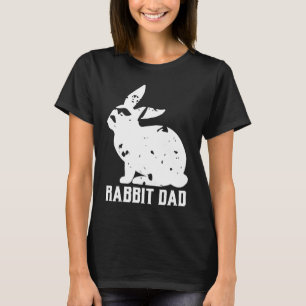 Rabbit Dad Mens Boys Owner Pet Bunny Easter Animal T-Shirt