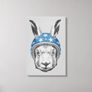 Rabbit Daredevil Canvas Print