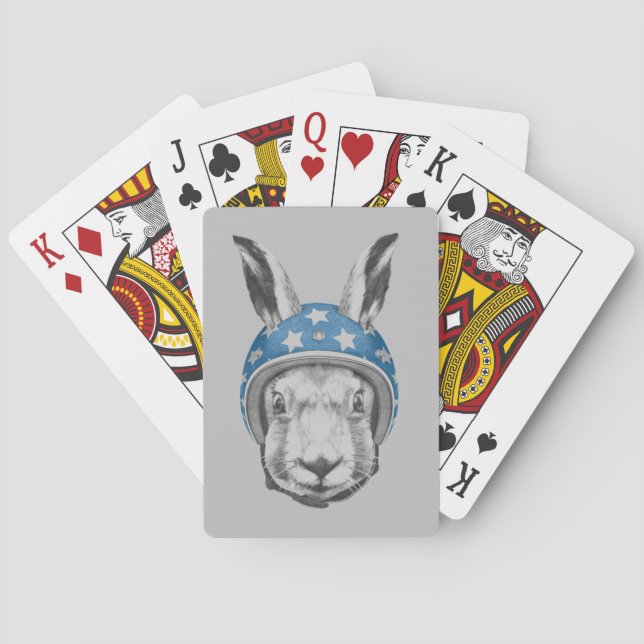 Rabbit Daredevil Playing Cards (Back)