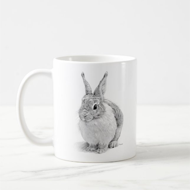 Rabbit Day Coffee Mug (Left)