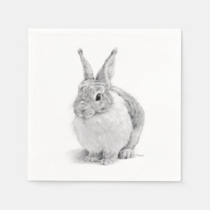 Rabbit Day Napkin