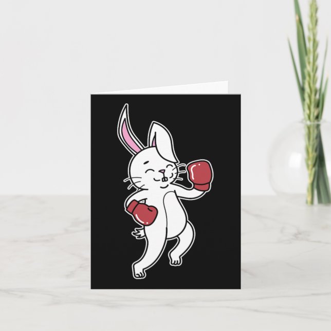 Rabbit Does Boxing  Card (Front)