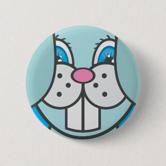 Rabbit - Easter 6 Cm Round Badge