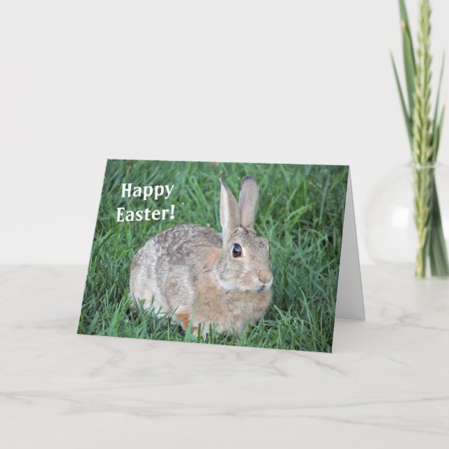 Rabbit Easter Card (Front)