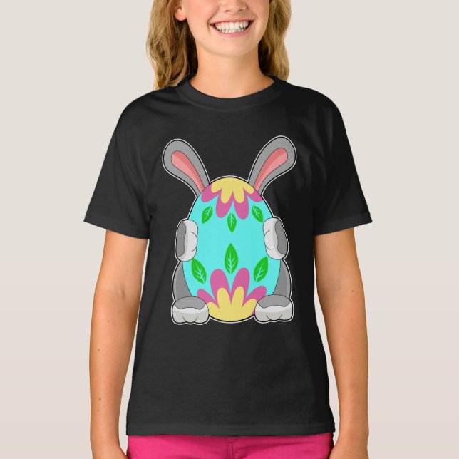 Rabbit Easter Easter egg Hideout T-Shirt (Front)