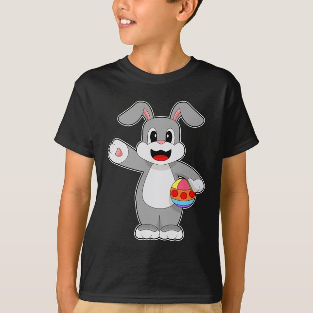 Rabbit Easter Easter egg Soccer T-Shirt (Front)