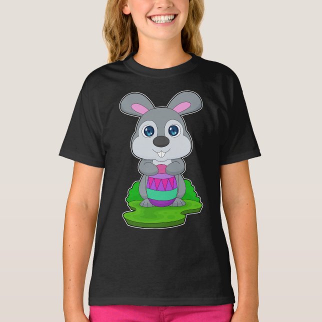 Rabbit Easter Easter egg T-Shirt (Front)