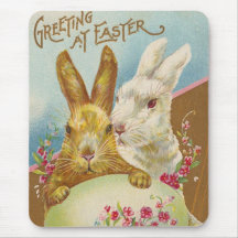 Rabbit Easter Greetings Vintage