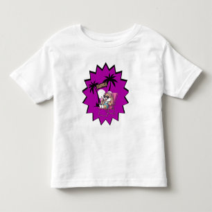 Rabbit eat ice cream in summer baby bodysuit