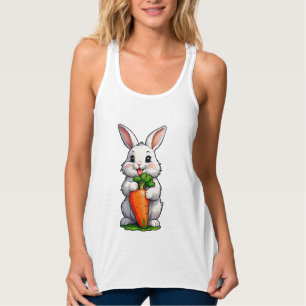Rabbit Eating Carrot Singlet