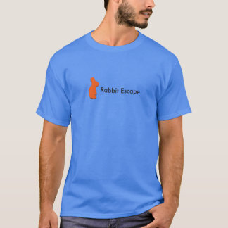 Rabbit Escape logo+name t-shirt (blue)