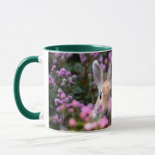 Rabbit farm mug