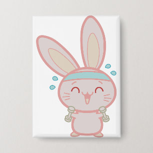 Rabbit, Fitness, Cartoon
