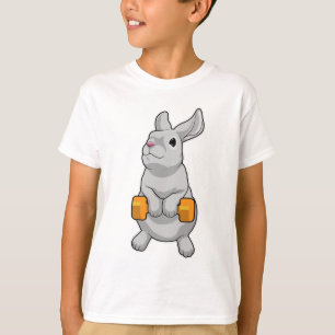 Rabbit Fitness Dumbbell T-Shirt