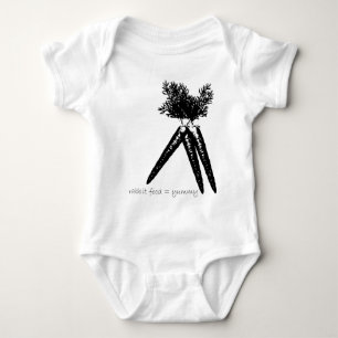 rabbit food baby bodysuit