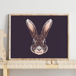 Rabbit | Forest Animal Rabbit Wall Print