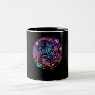 Rabbit Gift   Alice In Wonderland Two-Tone Coffee Mug