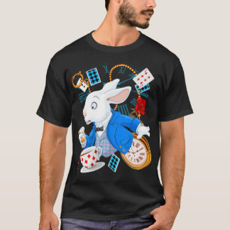 Rabbit Gift | Alice In Wonderland - White Rabbit T-Shirt