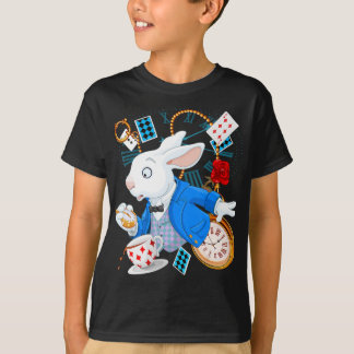 Rabbit Gift | Alice In Wonderland - White Rabbit T-Shirt