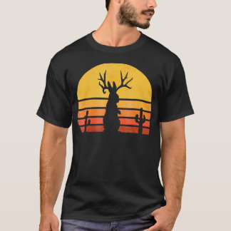 Rabbit Gift | Eighties Jackalope Cryptid Rabbit T-Shirt