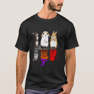 Rabbit Halloween Reflect Rabbit Halloween Mirror B T-Shirt