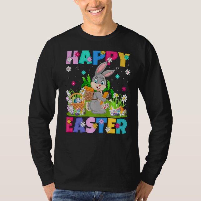 Rabbit  Happy Easter Bunny Rabbit Easter Sunday T-Shirt (Front)