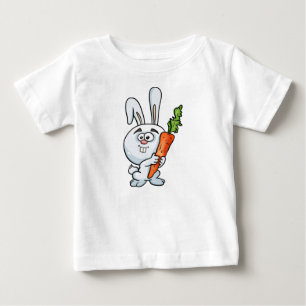 Rabbit, hare, carrot baby T-Shirt