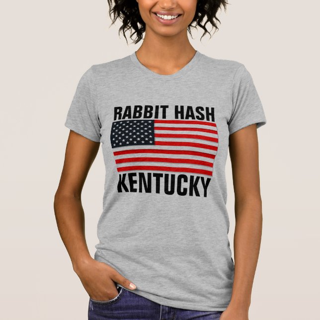 RABBIT HASH Kentucky Patriotic T-shirts (Front)