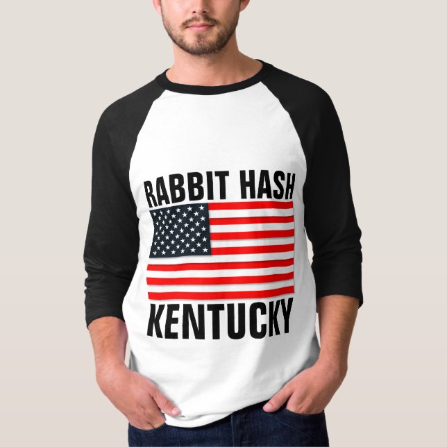 RABBIT HASH Kentucky Patriotic T-shirts (Front)