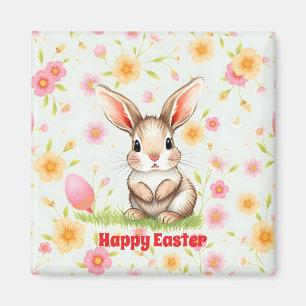 Rabbit Holiday Easter Modern Collection Magnet