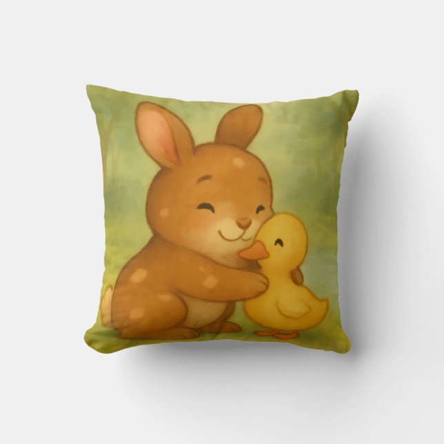 Rabbit Hug Cojin Cushion (Front)