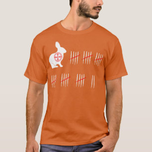 Rabbit Hunting Checklist Funny Bunny Hunter gift T-Shirt