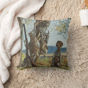 Rabbit hunting with GSP Cushion