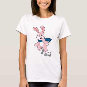 Rabbit Ice skating Ice skates T-Shirt