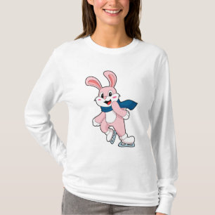 Rabbit Ice skating Ice skates T-Shirt